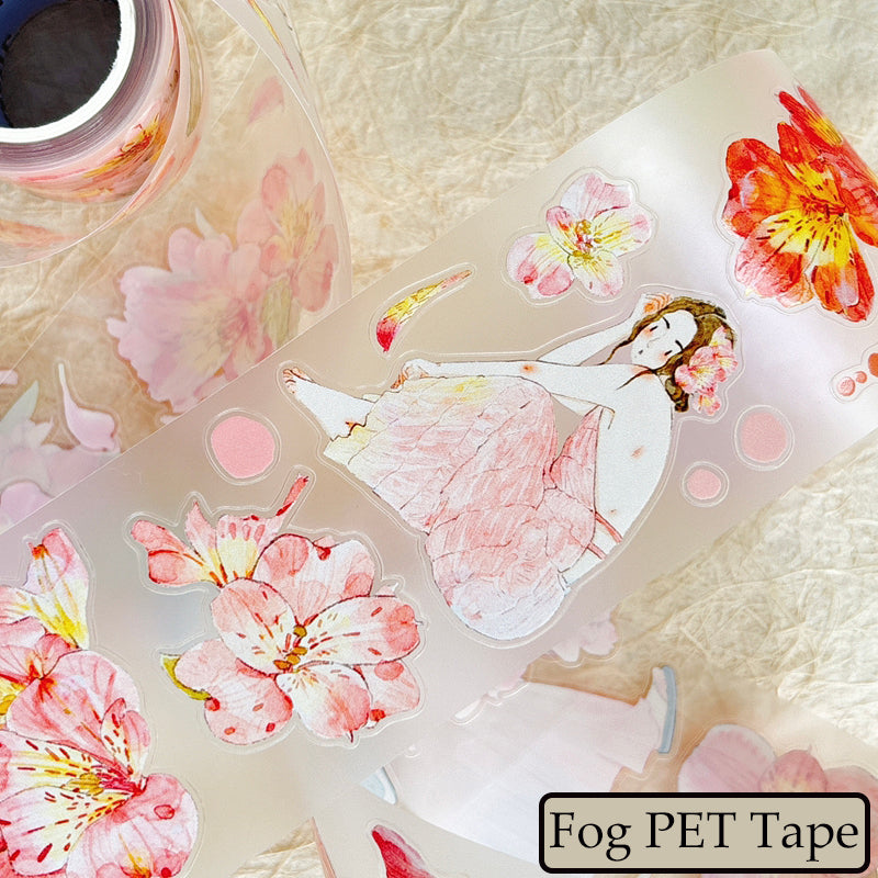 Whole Roll 5cm*5m Complexion Die Cutting Washi/PET/Fog PET Tape