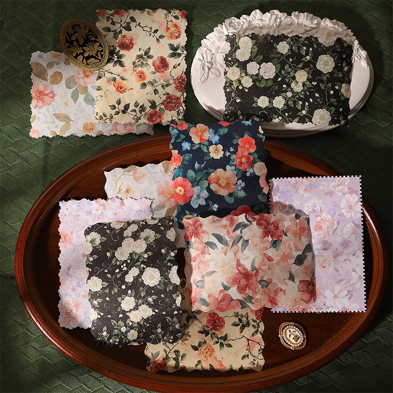 Blooming Camellia Flower Series Washi Tape