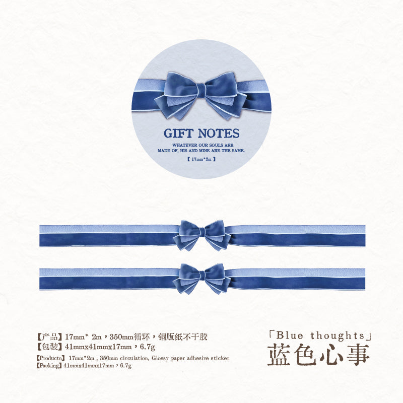 Gift Notes Series Coated Paper Tape