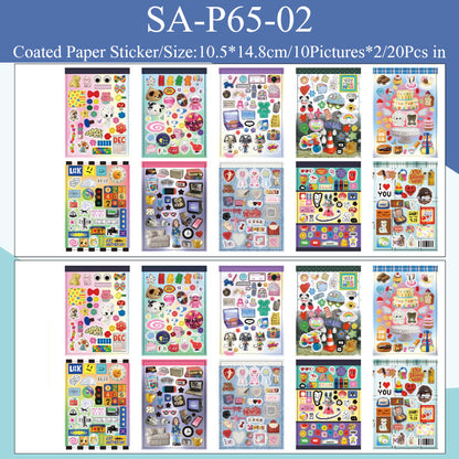 Color Preview Series Sticker Book