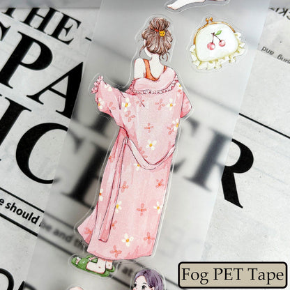 5.5cm*125cm Time At Home Die Cutting Washi/PET/Fog PET Tape