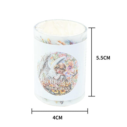 Light Of Faith Fog PET Tape featuring light designs for journaling, scrapbooking and collage