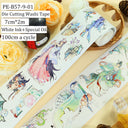 The Strange Tales Die Cutting Washi/Shell Silver PET Tape