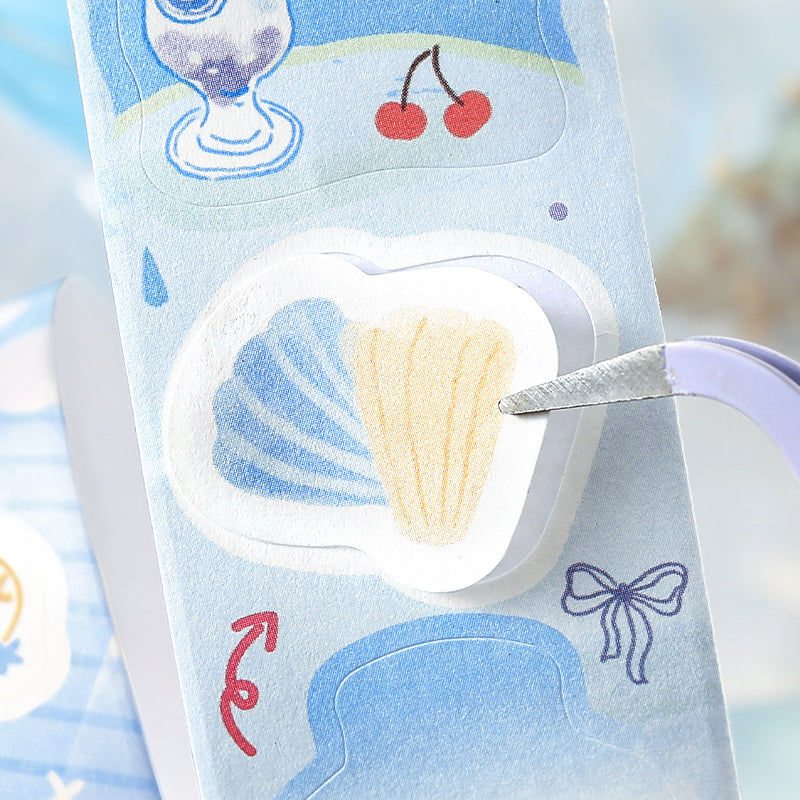 Strawberry Tart Series Die Cutting Writing Paper Tape featuring strawberry designs for journaling, scrapbooking and collage