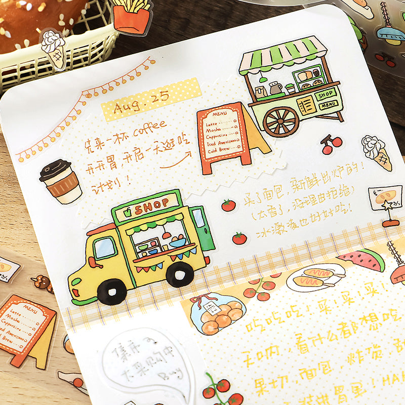 Happy Wanderer Chronicles Series Die Cutting Fog PET Tape