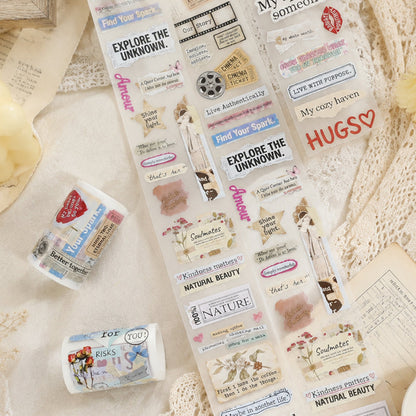 Quotes Pages Fog PET Tape