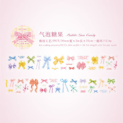 Bow Party Series Die Cutting PET Tape