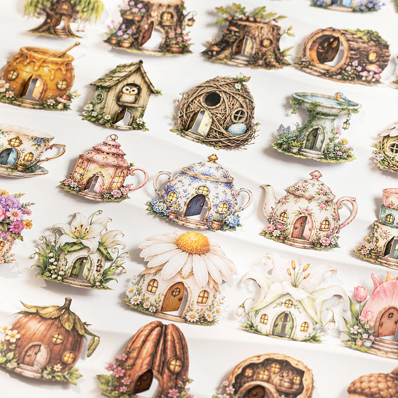 Sweet Dream Fairy Tale House Series Sticker featuring sweet, dream, and fairy designs for journaling, scrapbooking and collage