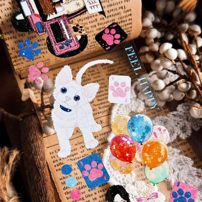 6cm*100cm Confession Balloon PET Tape for journaling, scrapbooking and collage