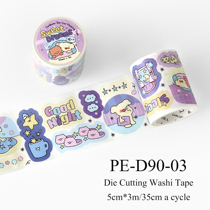 Dun Dun Street Daily Series Die Cutting Washi Tape