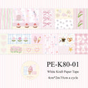 Dream Seasons Series White Kraft Paper Tape