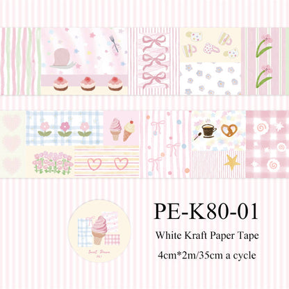 Dream Seasons Series White Kraft Paper Tape
