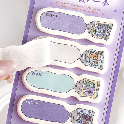 Color Ramblings Series Sticker featuring color designs for journaling, scrapbooking and collage