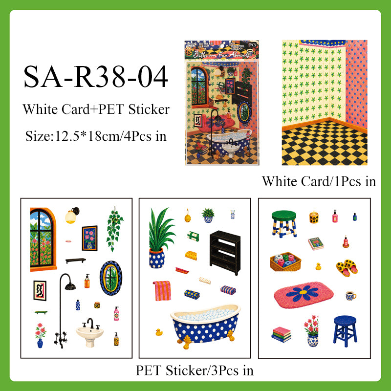 Art Residence Series 3D Sticker