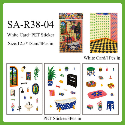 Art Residence Series 3D Sticker