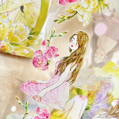 Whole Roll 6cm*5m Appearance Die Cutting Washi/PET/Fog PET Tape for journaling, scrapbooking and collage