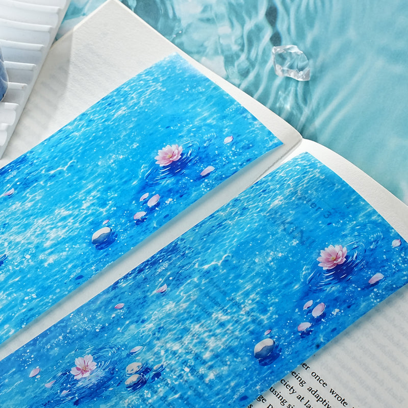 Clear Water Series PET Tape for journaling, scrapbooking and collage