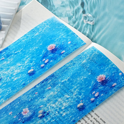 Clear Water Series PET Tape for journaling, scrapbooking and collage