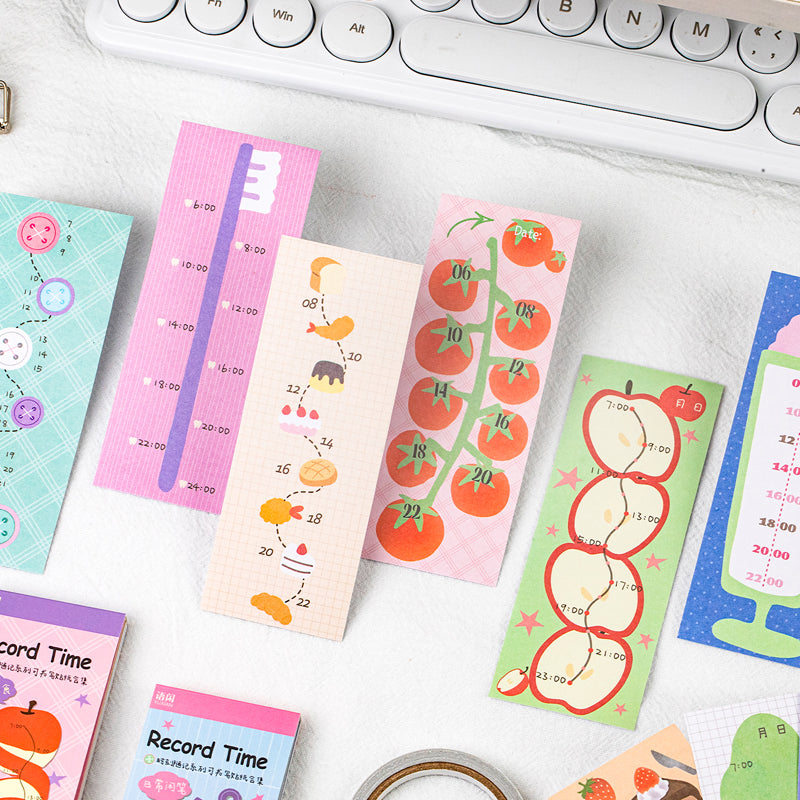 Daily Notes Series Sticker Book featuring book designs for journaling, scrapbooking and collage
