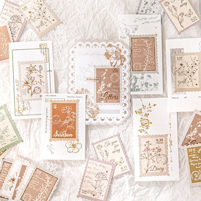 Flower stamp Sticker