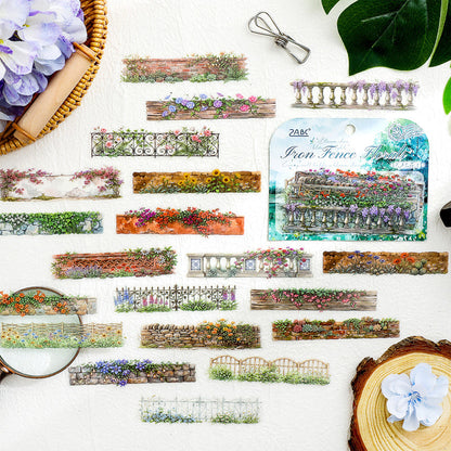 Flower Wall Sermon Series Sticker featuring flower designs for journaling, scrapbooking and collage