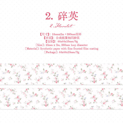 Thin Salt Flower Series Flash Sand Synthetic Paper Tape