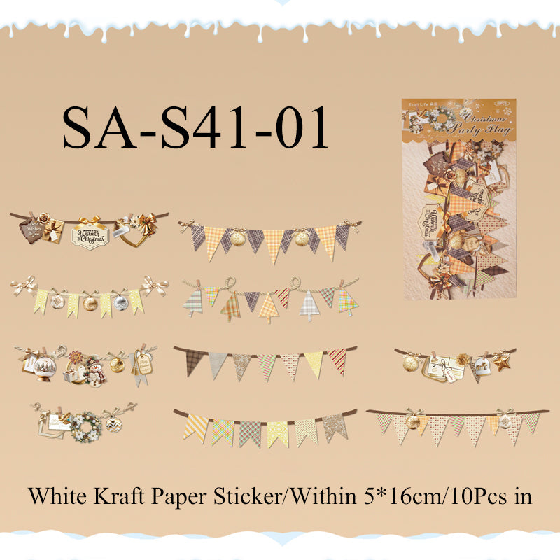 Christmas Flags Series Sticker