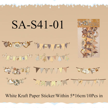Christmas Flags Series Sticker