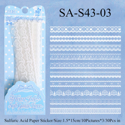 Lace Wander Series Sticker