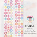 Color Echo Series Die Cutting Synthetic Paper Tape
