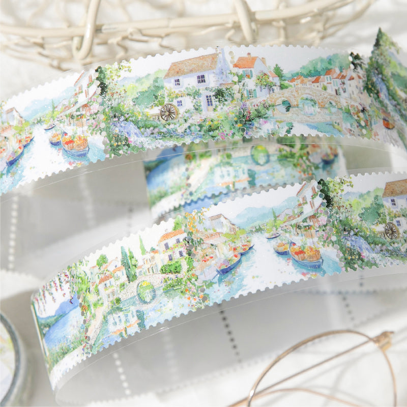 Natural Stamp Series Flash Synthetic Paper Tape for journaling, scrapbooking and collage