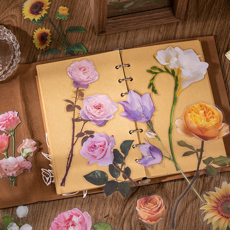 Time Flower Garden Sticker