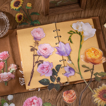 Time Flower Garden Sticker