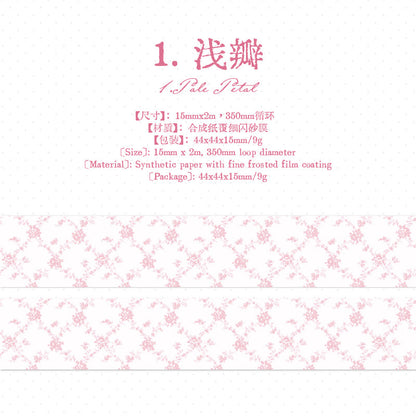 Thin Salt Flower Series Flash Sand Synthetic Paper Tape