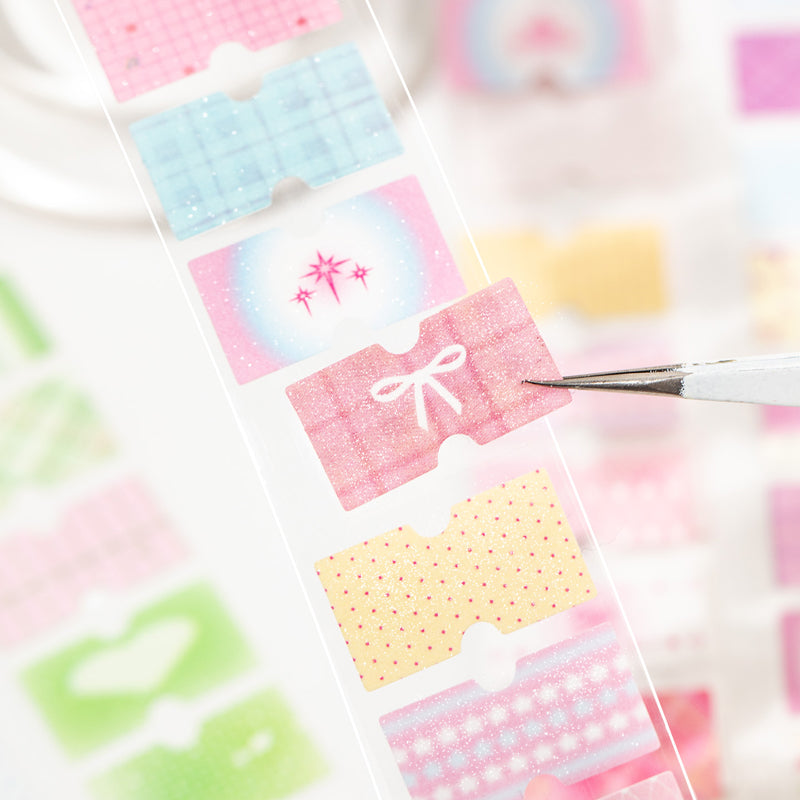 Dream Recipe Series Die Cutting Flash Self-adhesive Tape featuring dream designs for journaling, scrapbooking and collage