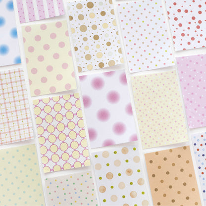 Dot Private Collection Series Sticker Book featuring book designs for journaling, scrapbooking and collage