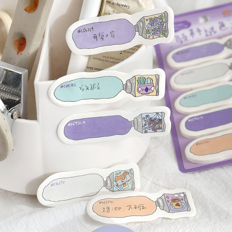 Color Ramblings Series Sticker featuring color designs for journaling, scrapbooking and collage