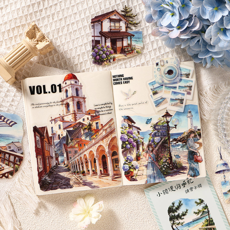 Small Town Travelogue Series Sticker for journaling, scrapbooking and collage