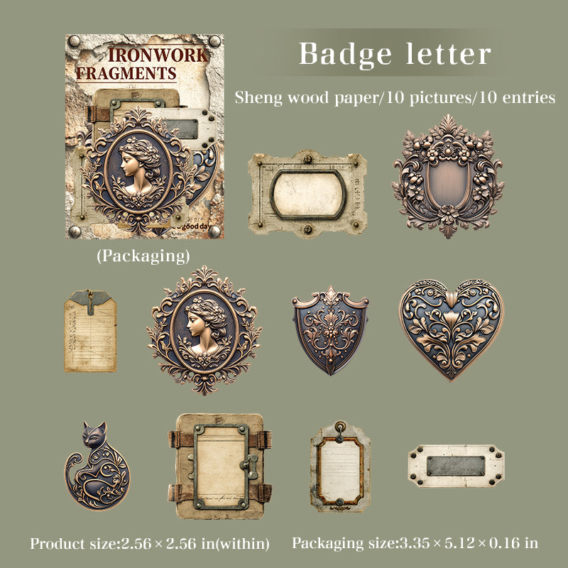 Iron Art Fragment Series Sticker