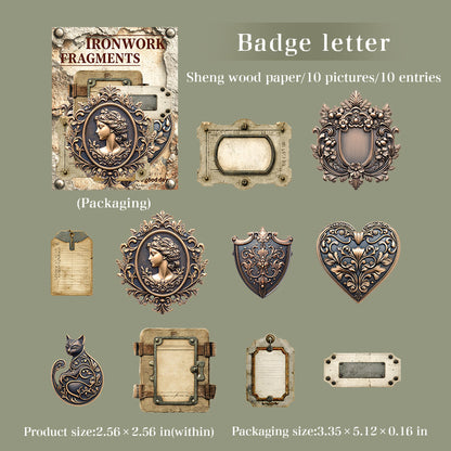Iron Art Fragment Series Sticker
