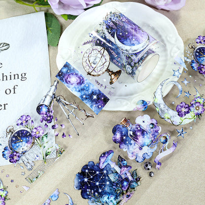 Star Moon Myth PET Tape featuring star, and moon designs for journaling, scrapbooking and collage