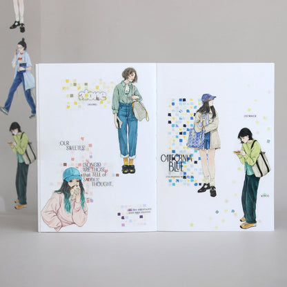 5cm*95cm Moment of Walking PET Tape for journaling, scrapbooking and collage