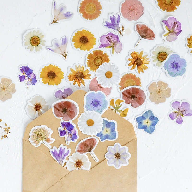 Flowers form poems Sticker