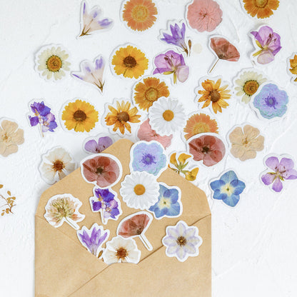 Flowers form poems Sticker