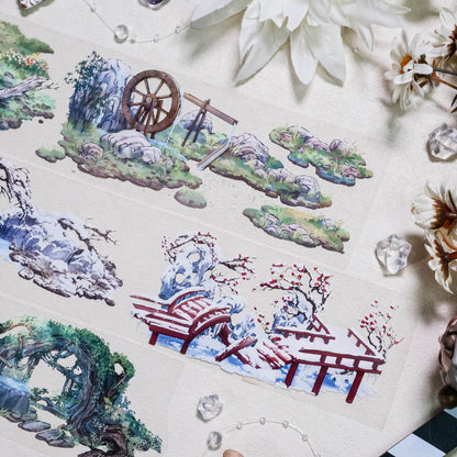 Whole Roll 7cm*5m Holy Land PET Tape for journaling, scrapbooking and collage