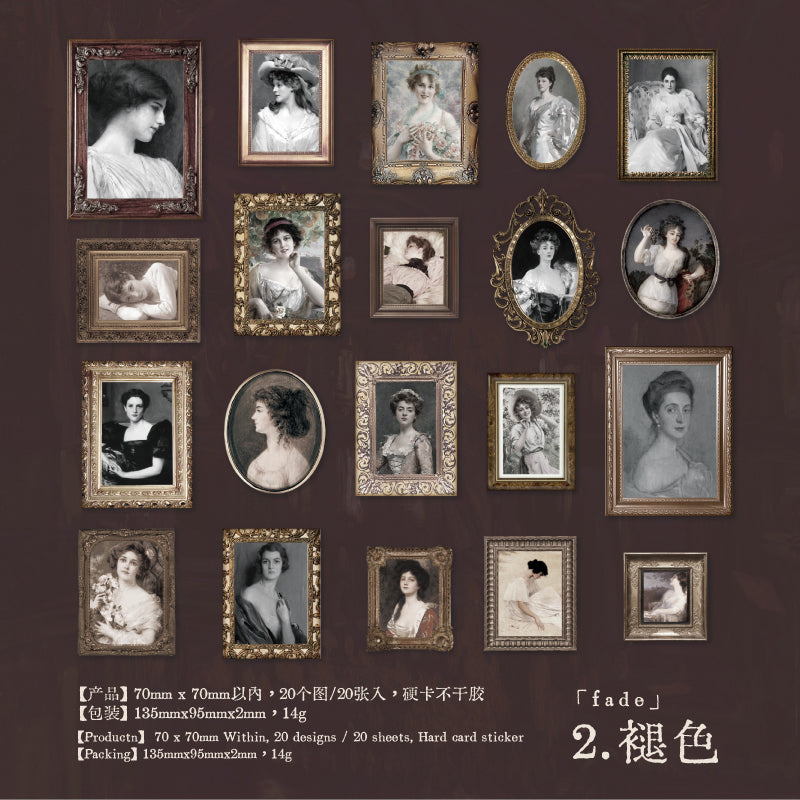 Medieval Picture Frame Series Sticker