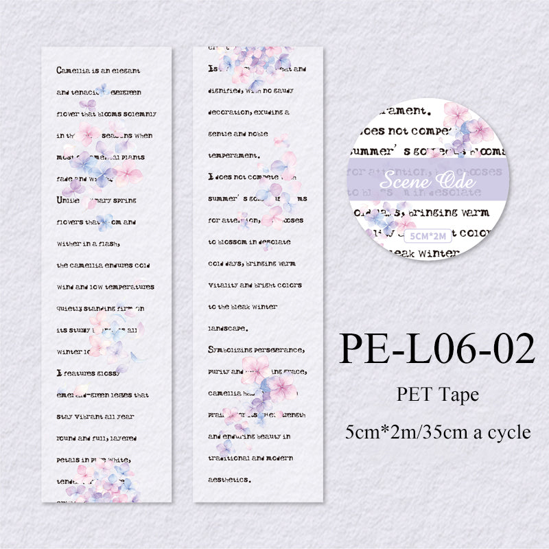 Landscape Poetry Series PET Tape