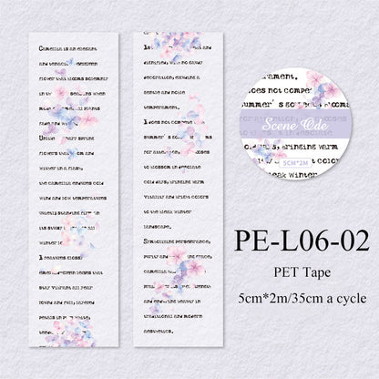 Landscape Poetry Series PET Tape