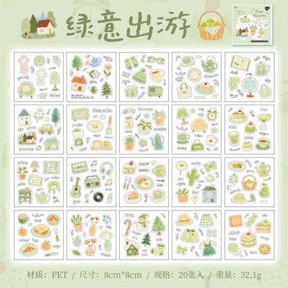 Four Seasons Signal Series PET Sticker Book