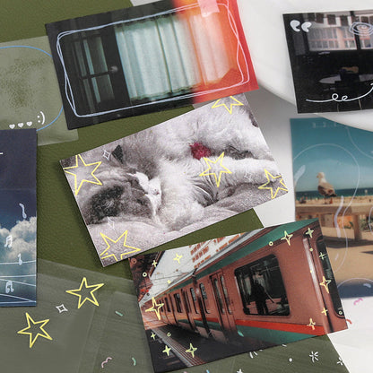 Derive inspiration series Die Cutting PET Tape for journaling, scrapbooking and collage
